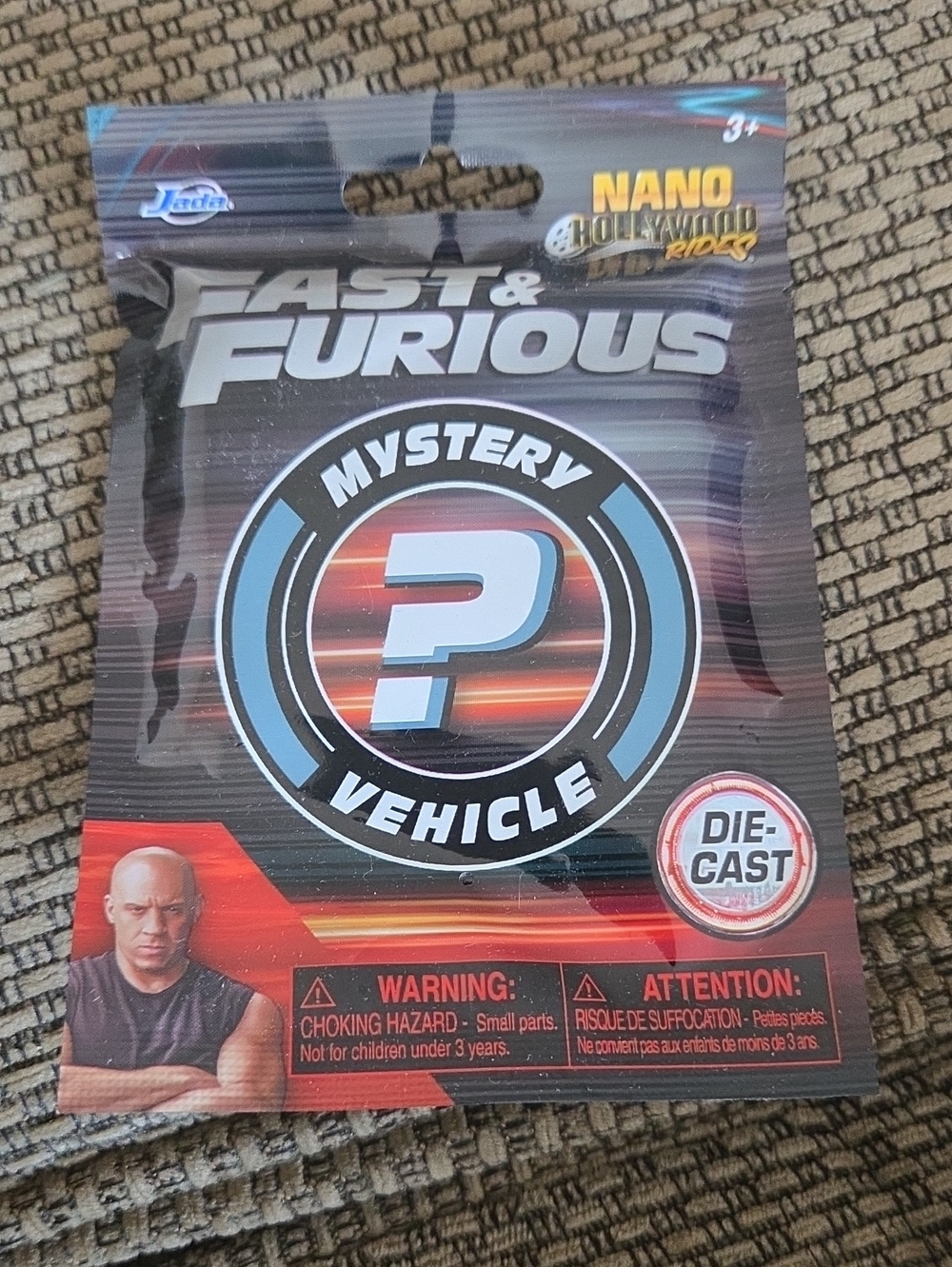 Fast & Furious Mystery Vehicle - Red & Black Die-Cast Toy Car